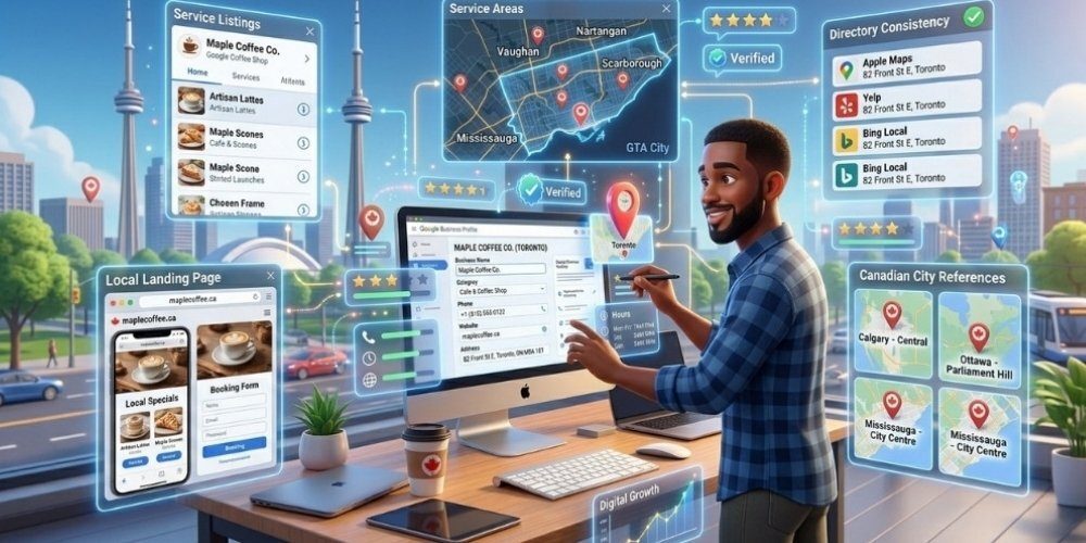 Connect the profile to the right website page